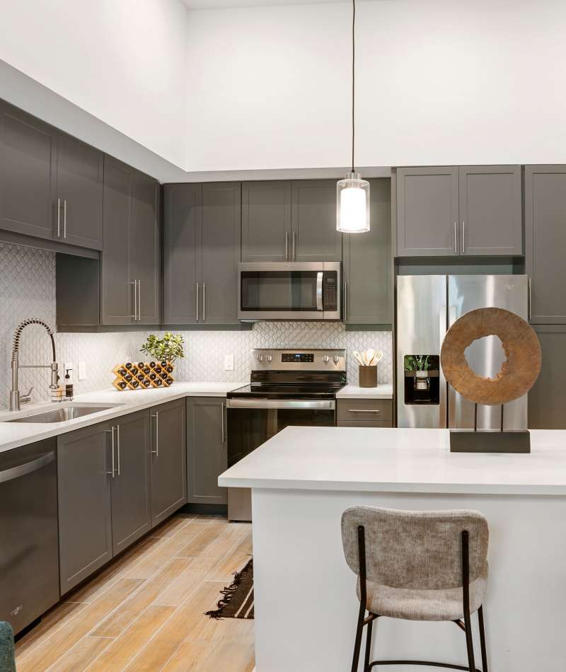 Modern kitchen at Palmera in Doral, Florida