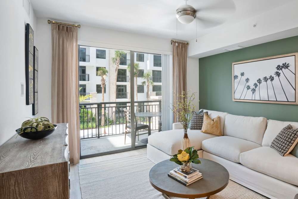 Private Balcony and Patio Spaces In Select Homes at Palmera in Doral, Florida