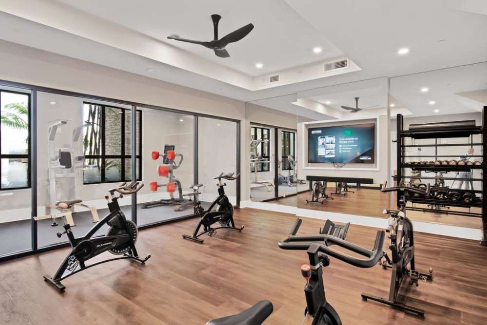 Cardio studio at Palmera in Doral, Florida