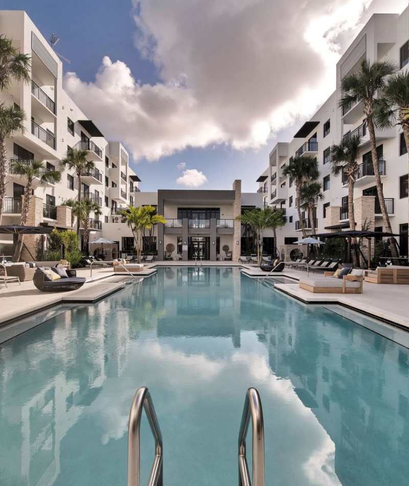 Swimming pool at Palmera in Doral, Florida